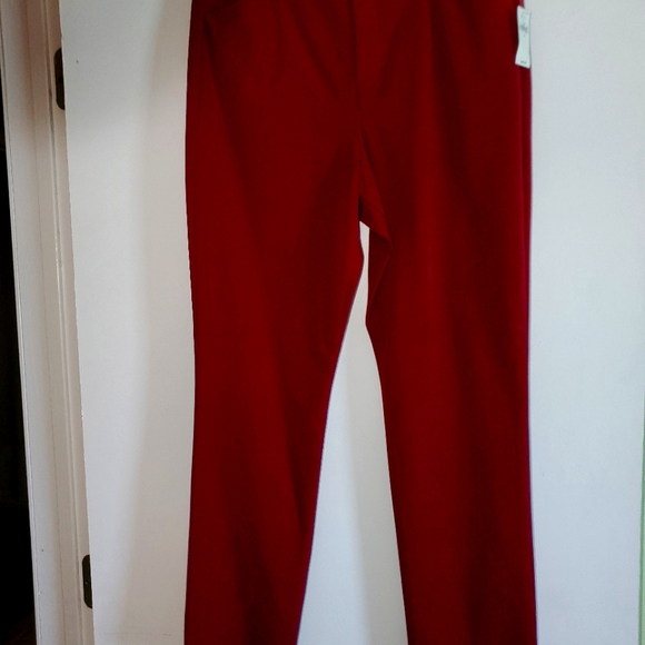 Old Navy Pixie pants, ankle length. Very rich looking Burgundy. Size 10. - Picture 1 of 3